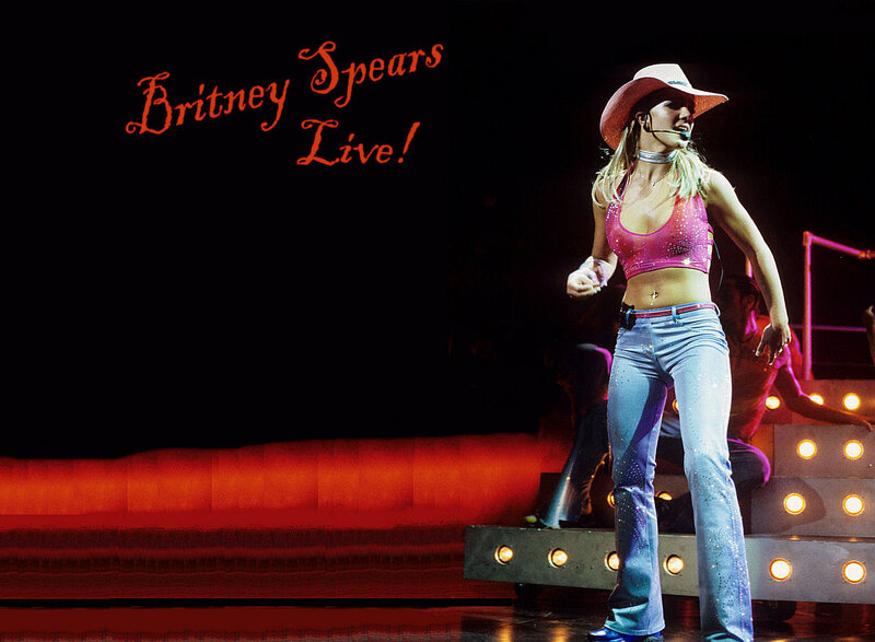 Britney Spears on Stage — Black