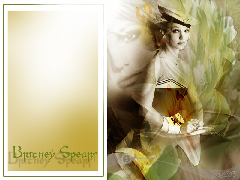 Britney Spears portrait collage