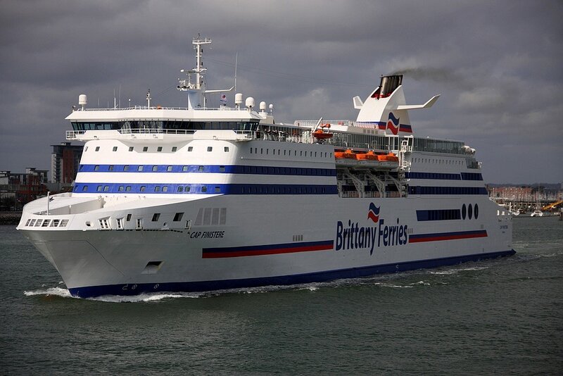 Brittany Ferries ship at sea