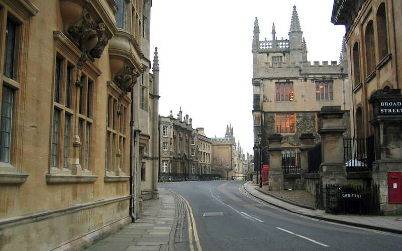 Broad Street in Oxford