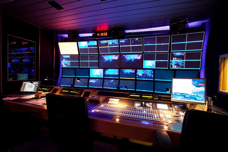 broadcast control room