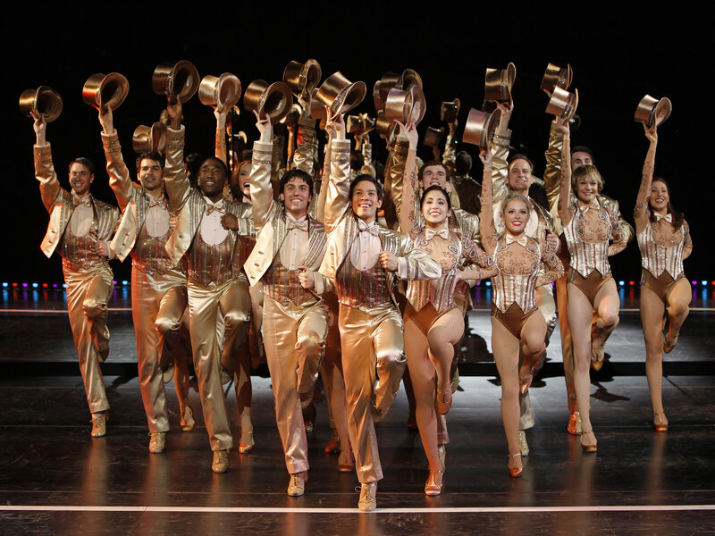 Broadway cast performing