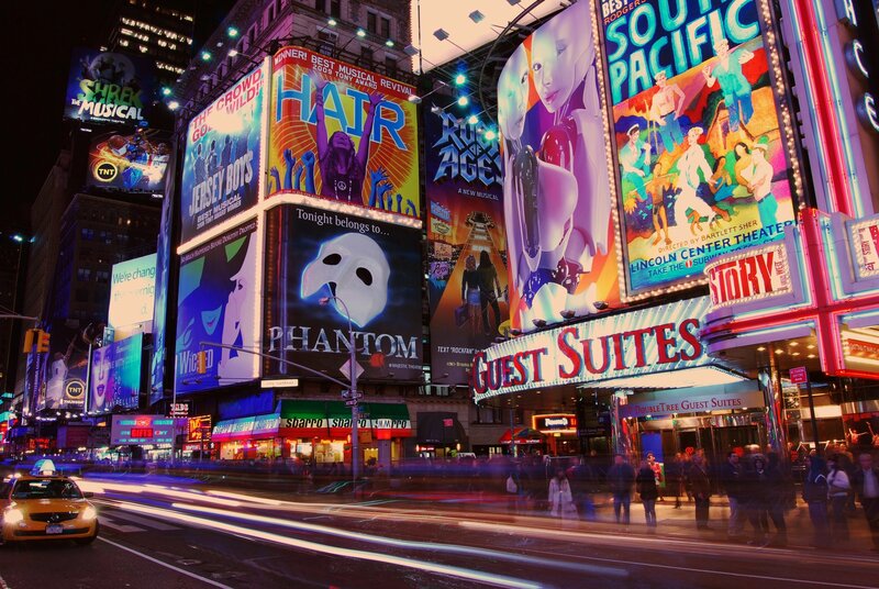 Broadway Theater District — Black