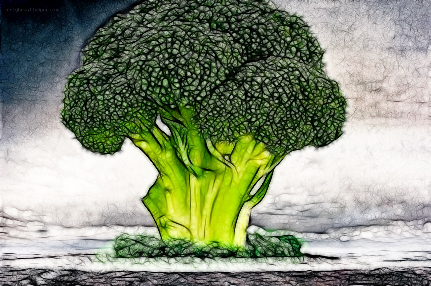 Broccoli as a tree