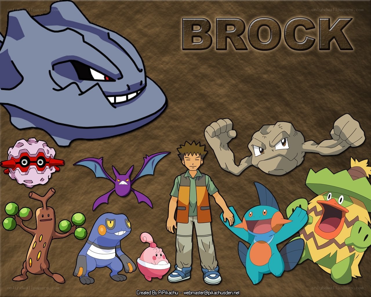 Brock and his Pokémon