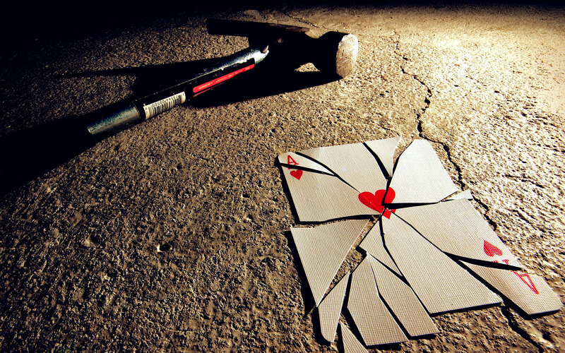 Broken Ace of Hearts