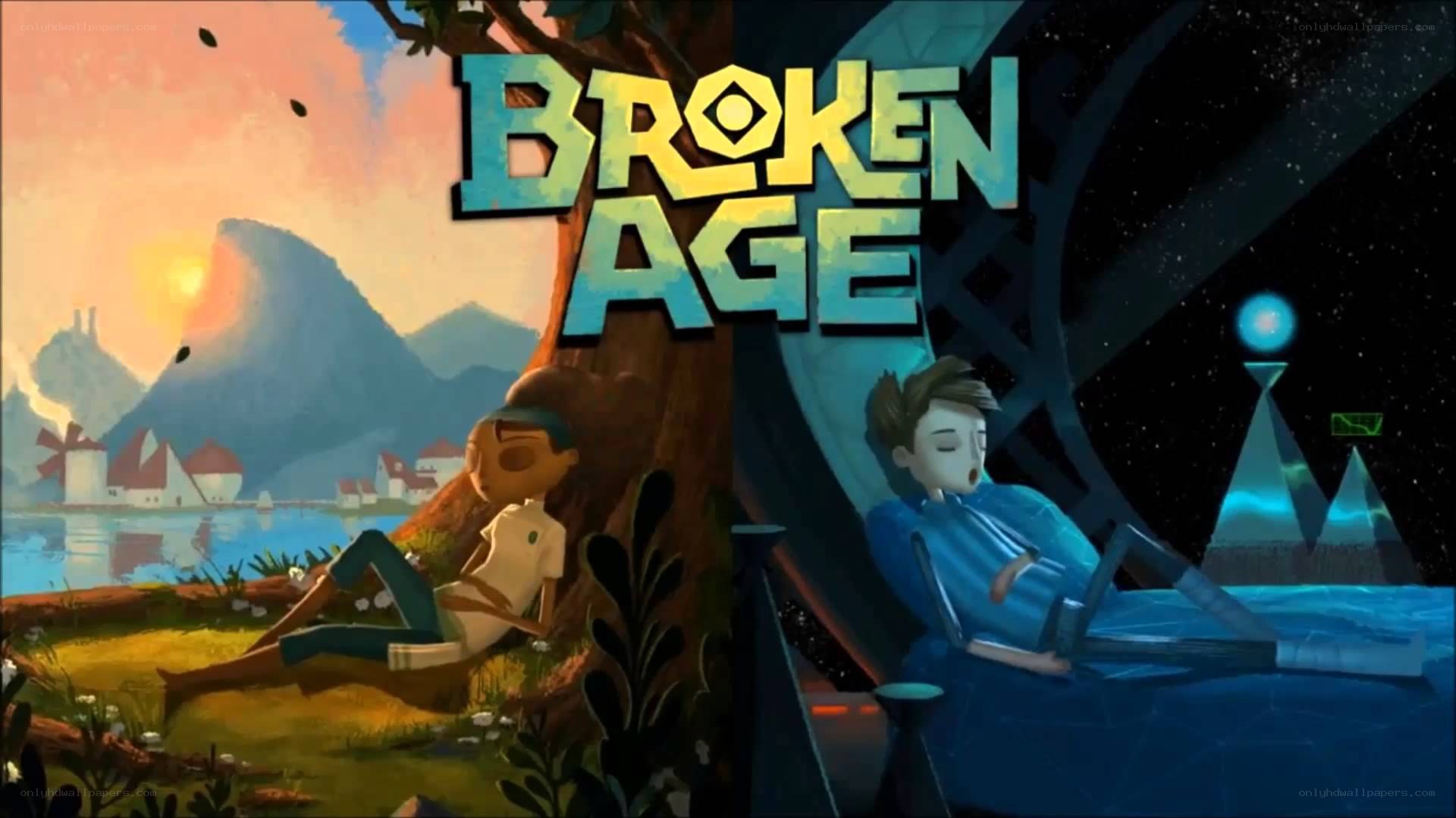 Broken Age title screen