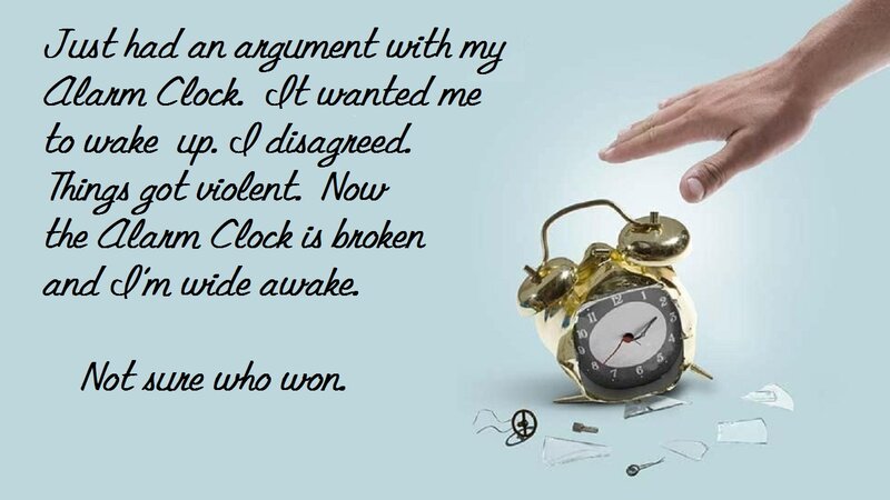 Broken Alarm Clock