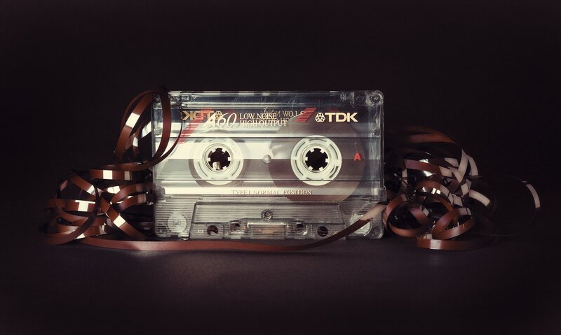Broken Audio Cassette
