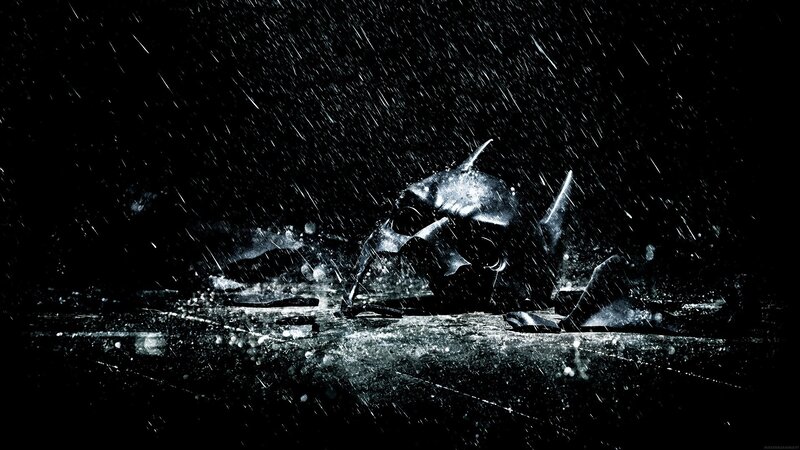 Broken Batman Mask — Black
