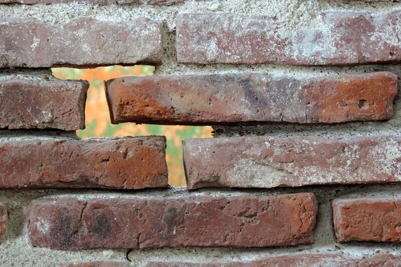 Broken Brick Wall — Red, Neutral