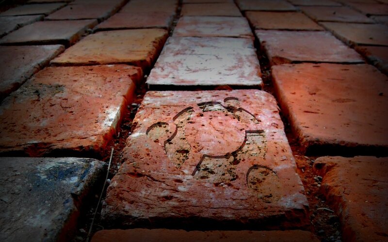 Broken Brick with Logo