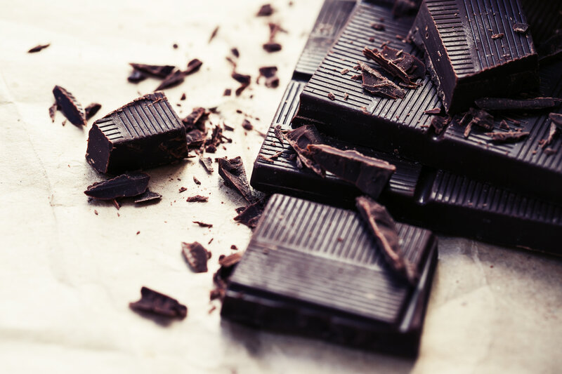 Broken Chocolate Bars — Brown, Dark