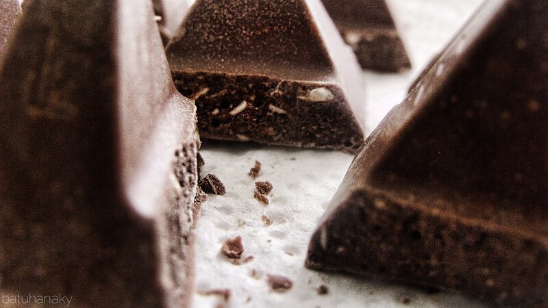 Broken Chocolate Pieces — Brown, Neutral, Photograph