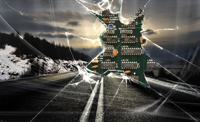 Broken Circuit Board