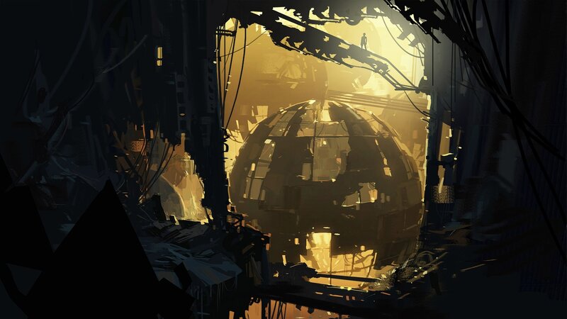 Broken Dome in Ruins
