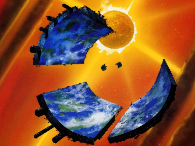 Broken Earth in Space