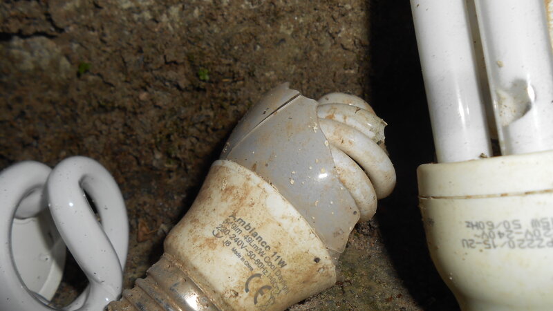Broken Fluorescent Bulbs
