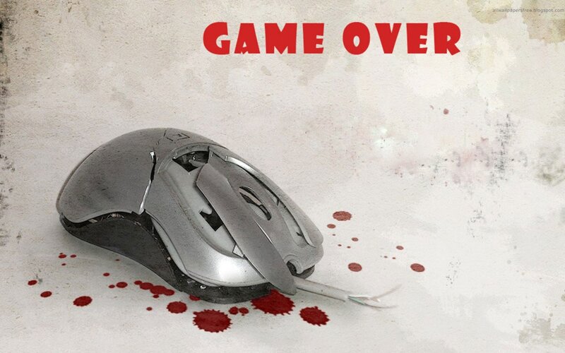Broken Gaming Mouse — Red