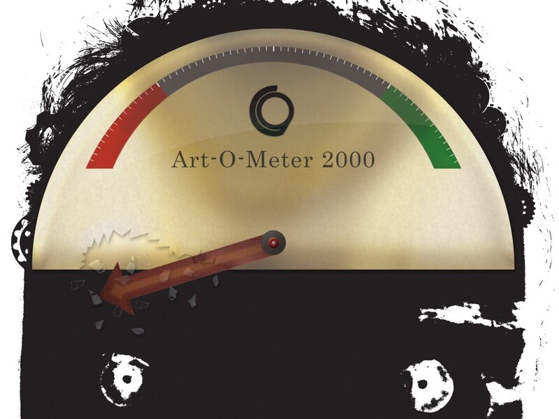 Broken Gauge Meter — Black