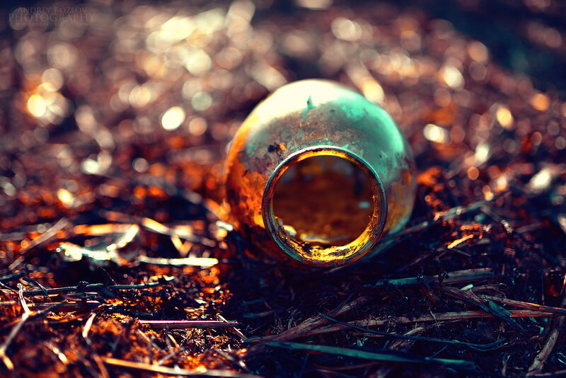 Broken Glass Bottle