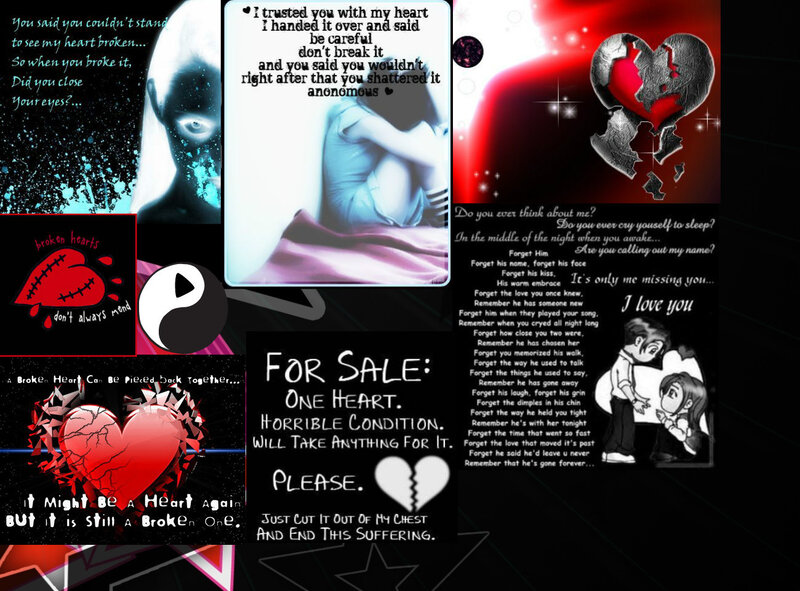 Broken Heart Collage