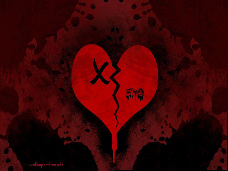 broken heart emo art