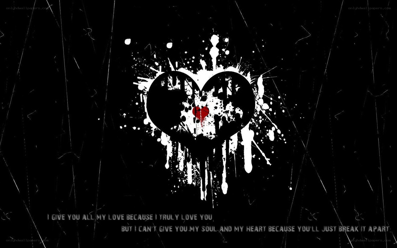 broken heart graffiti art