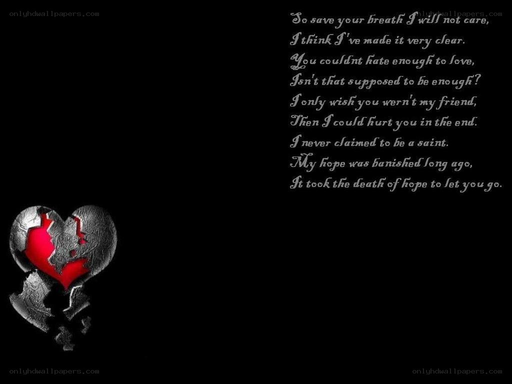 broken heart poem