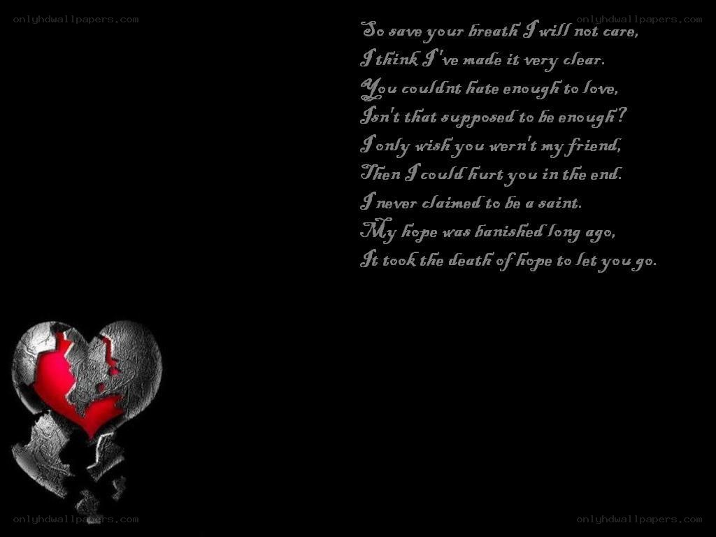 broken heart poem