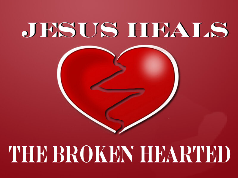 Broken Heart Symbol — Red, Hopeful