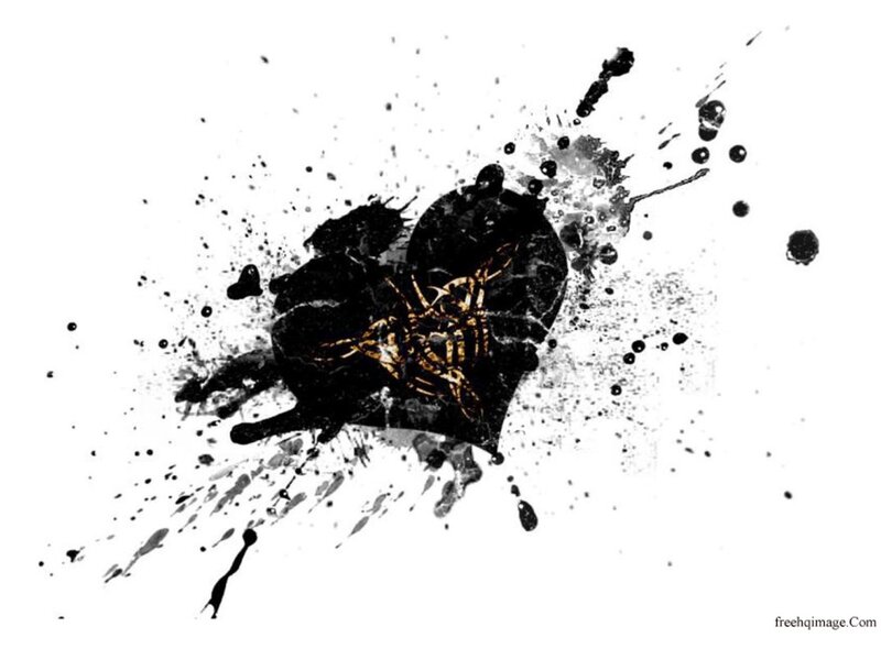 Broken Heart with Scorpion