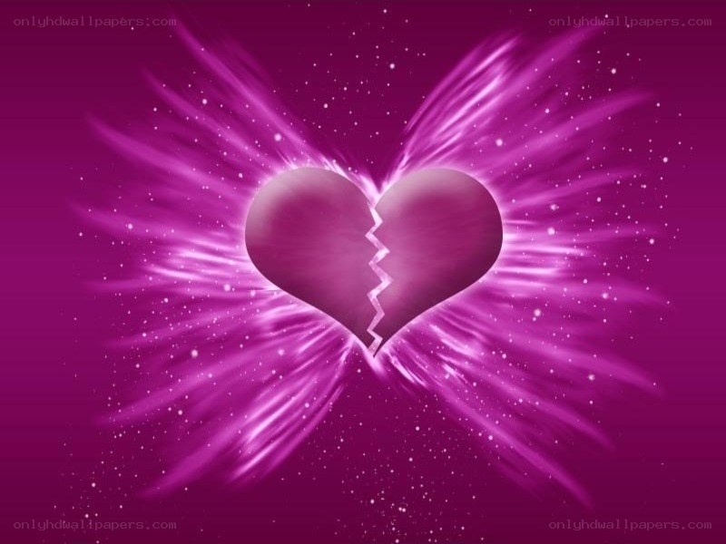 broken heart with wings