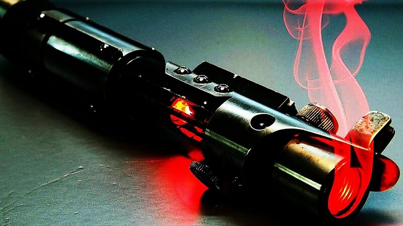 Broken Lightsaber — Black