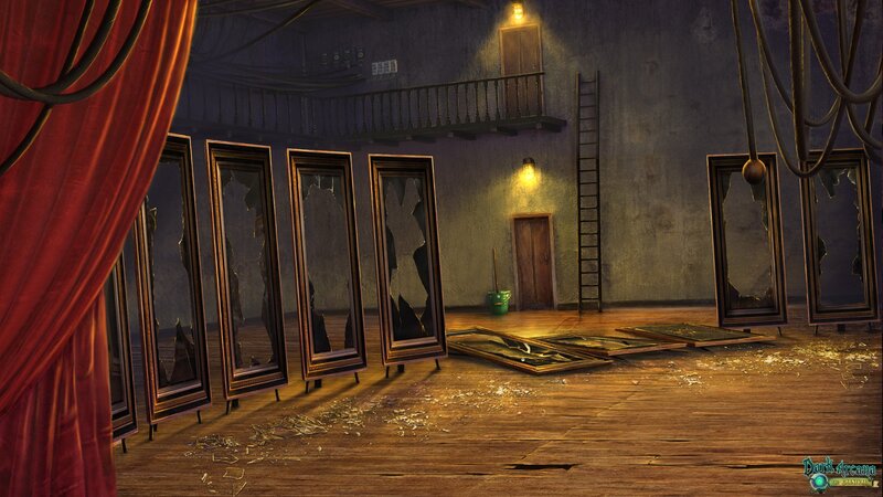 Broken Mirrors in Room