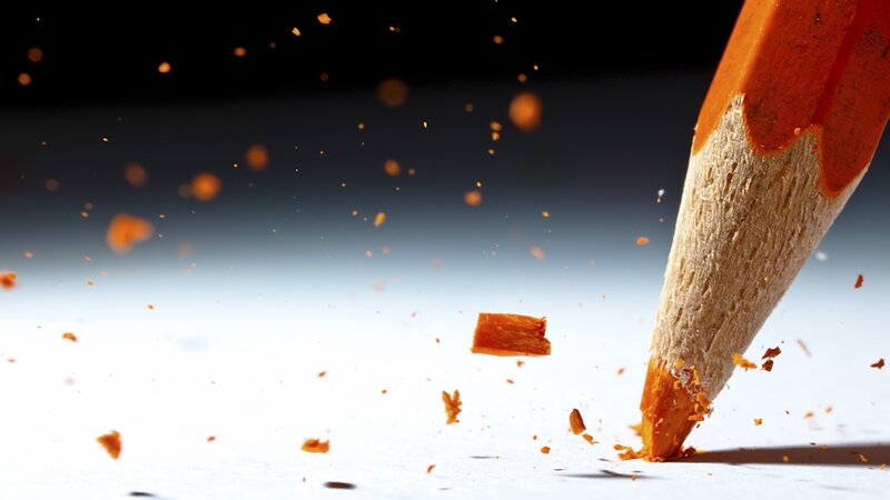 Broken Pencil Tip