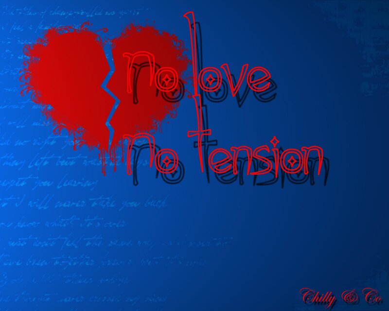 Broken Red Heart — Blue