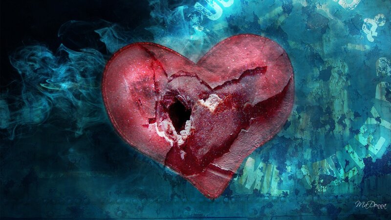 Broken Red Heart — Dramatic