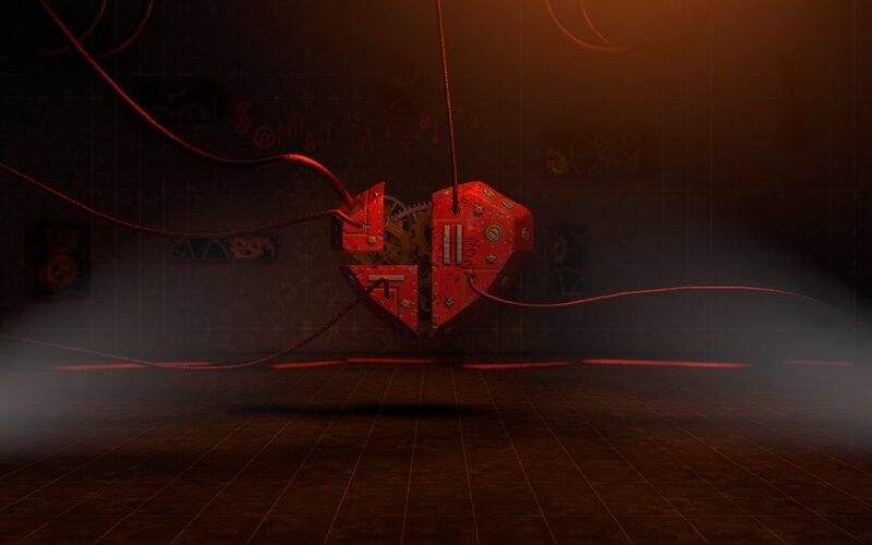 Broken Red Heart Machine