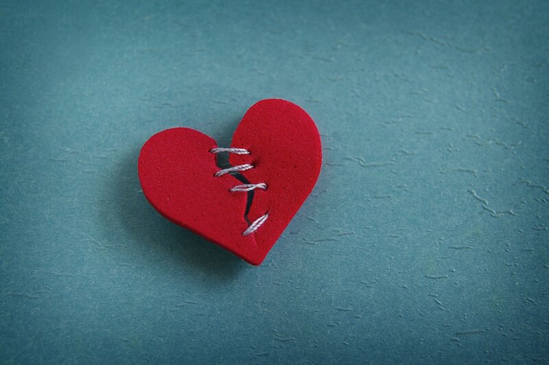 Broken Red Heart — Melancholic, Photograph