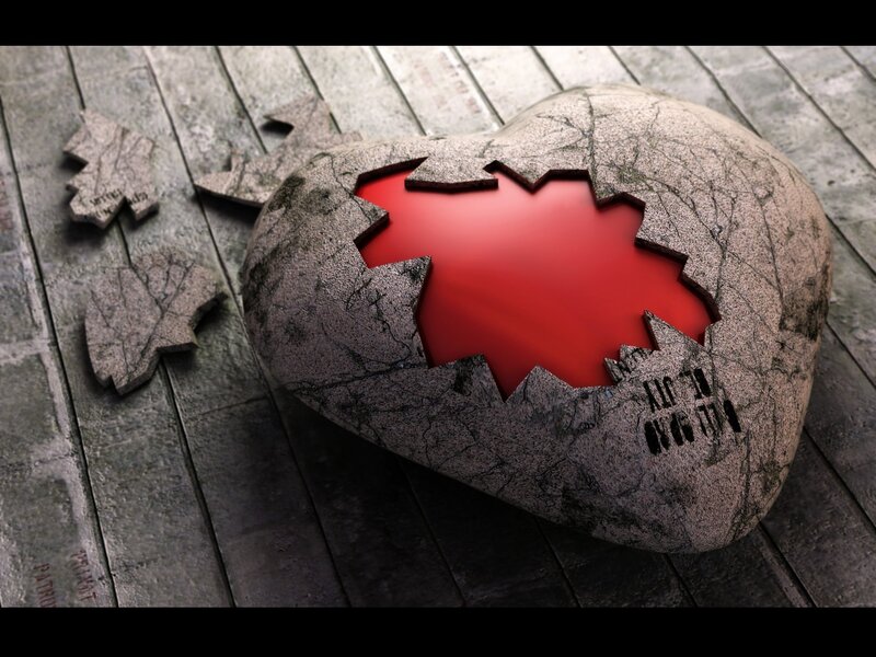 Broken Stone Heart