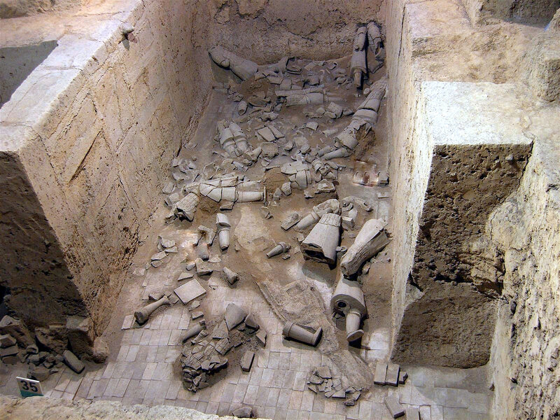 Broken Terracotta Figures