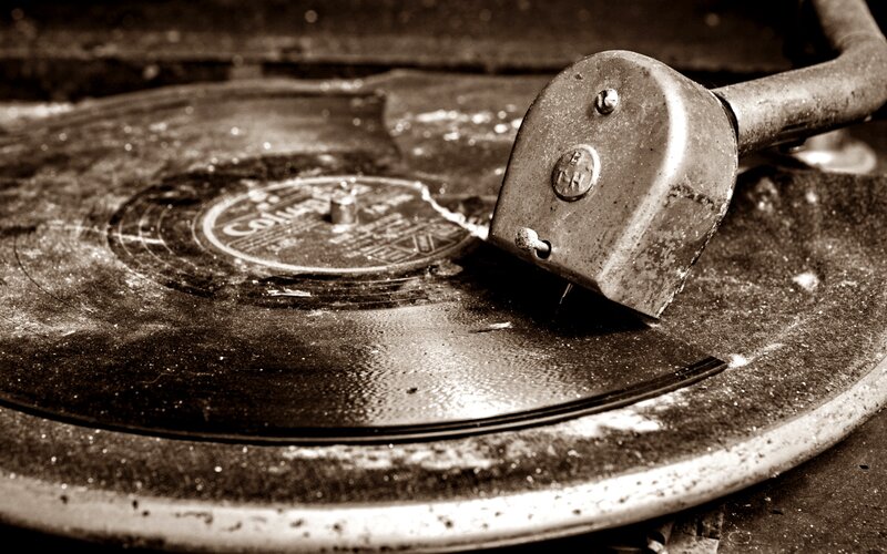 Broken Vinyl Record