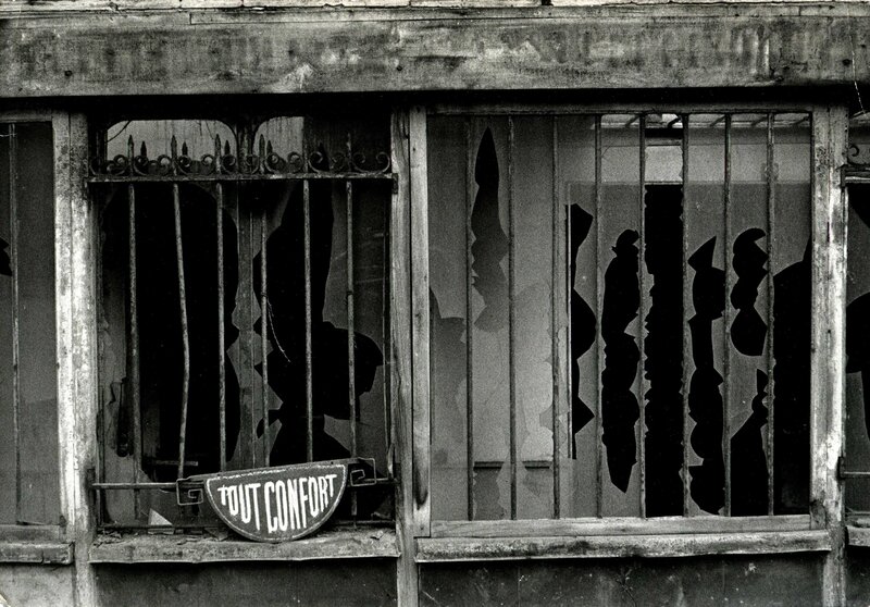 Broken Window with Bars