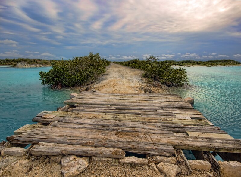 Broken Wooden Bridge