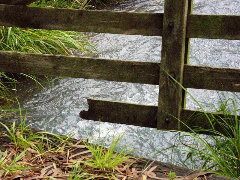 Broken Wooden Fence