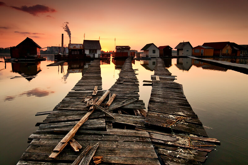 Broken Wooden Pier