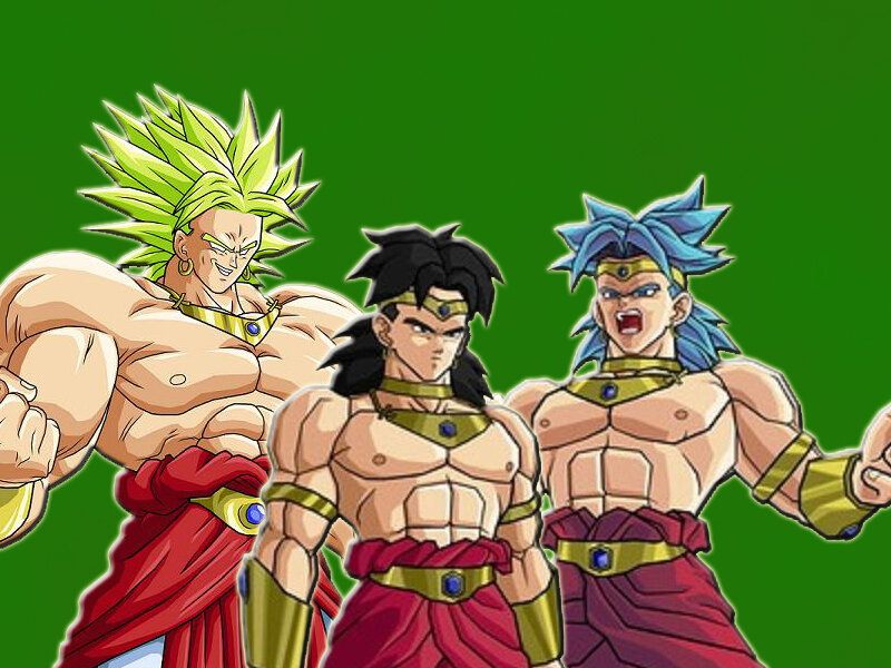 Broly and his transformations