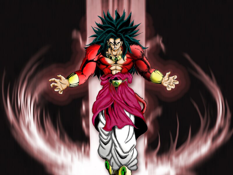 Broly in Red Armor
