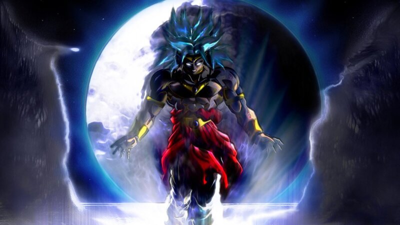 Broly in Super Saiyan Blue
